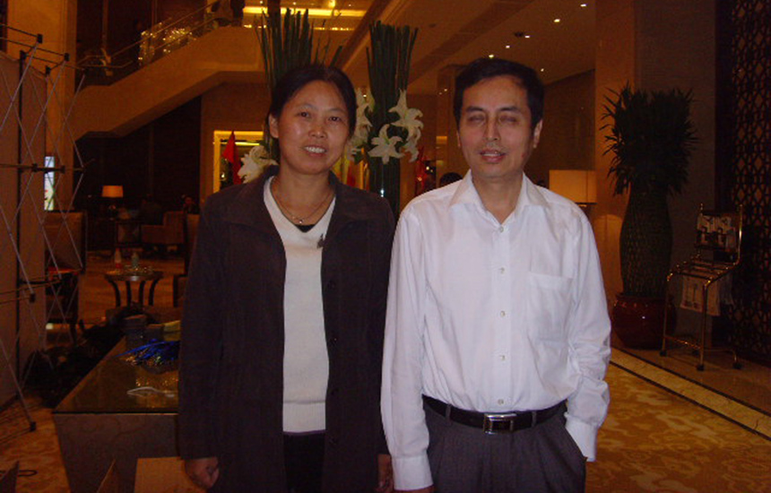 陆九妹与中国蜂疗会长,福建农林大学蜂学院院长繆晓青