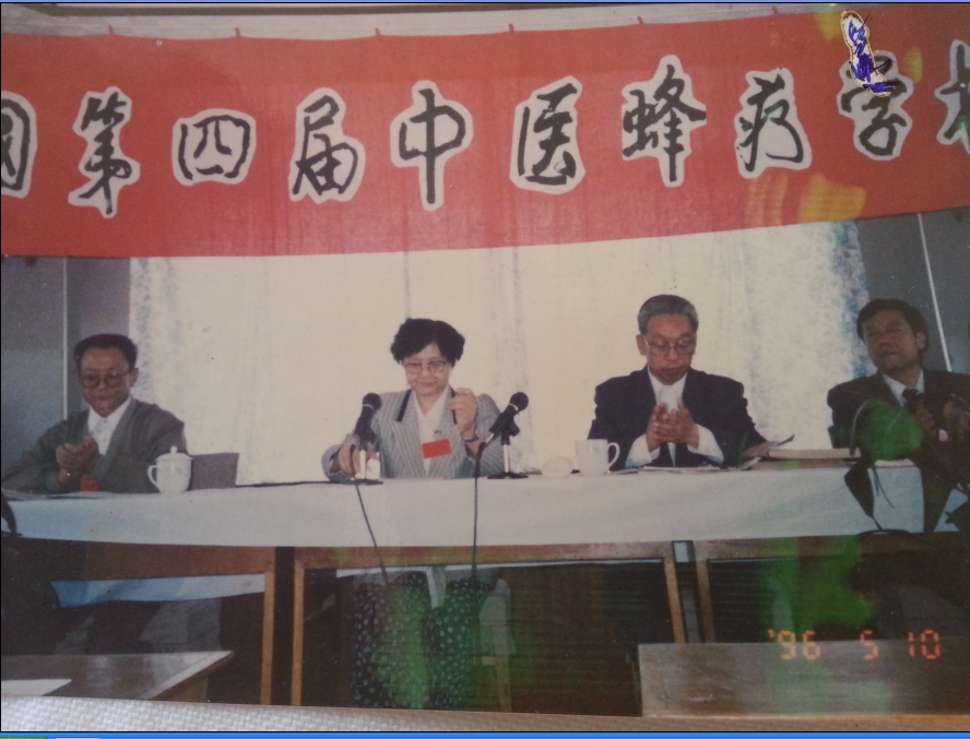 1994年在武汉参加学术会时陈瑜在学术会上宣读论文