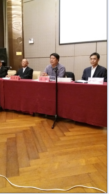 中国蜂产品协会王啉会长亲自主持“中国蜂产品协会蜂疗专业委员会成立大会。”