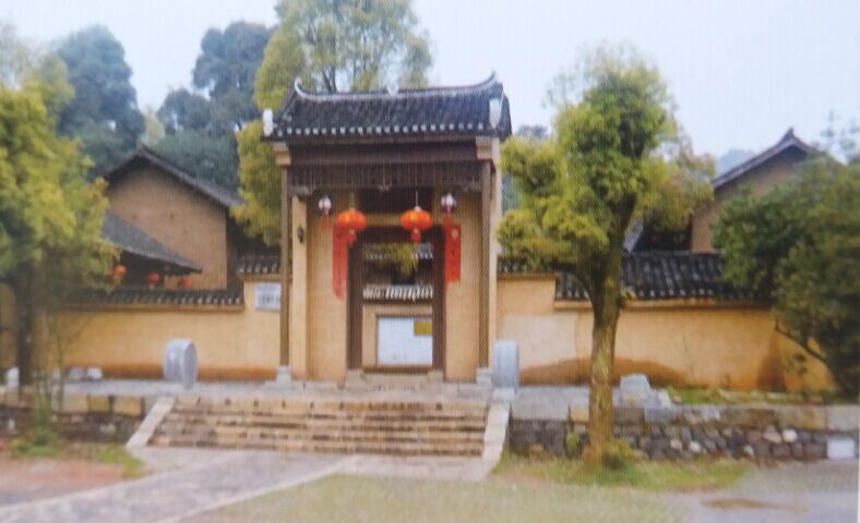 神农蜂山庄大门